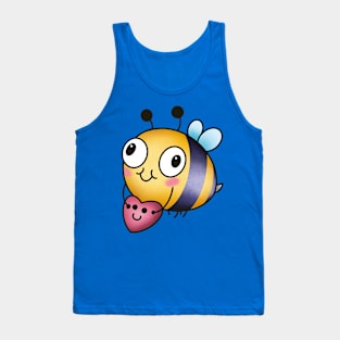 Valentines love bee friendship Tank Top